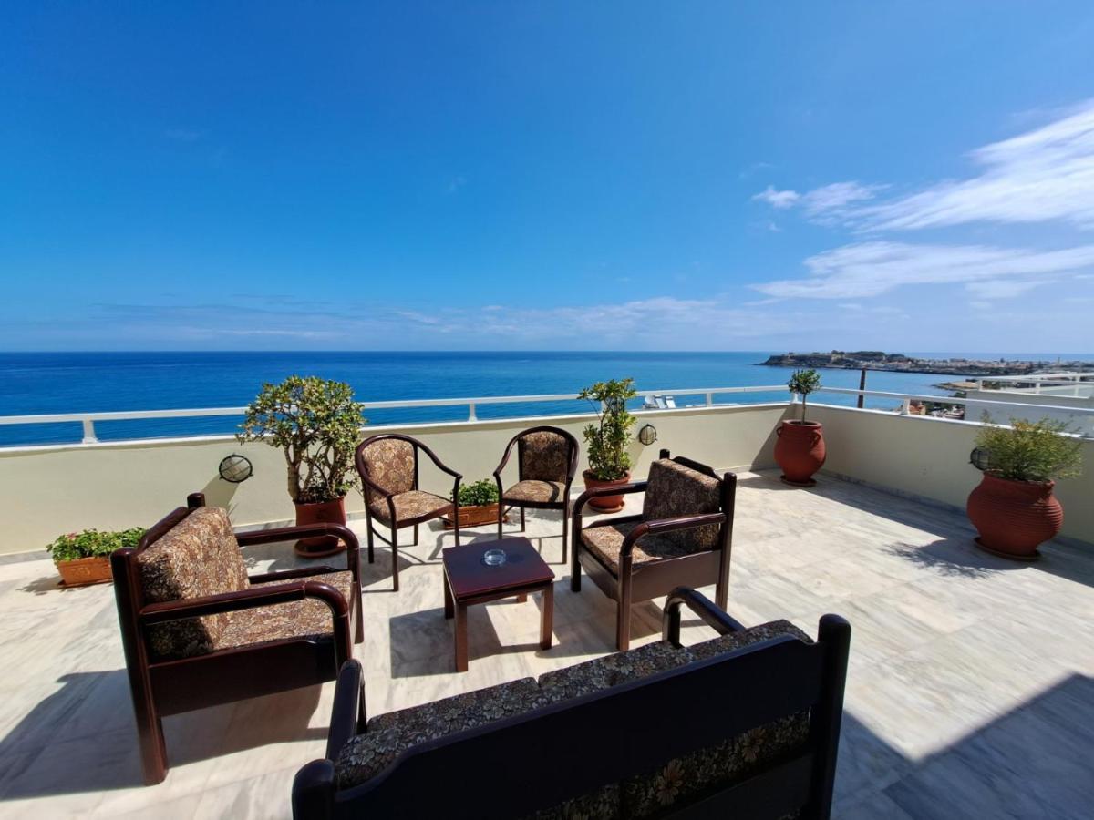 Seaview Flora'S Luxury Apartment-300Meters From The Beach Réthymnon Extérieur photo