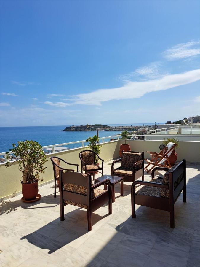 Seaview Flora'S Luxury Apartment-300Meters From The Beach Réthymnon Extérieur photo