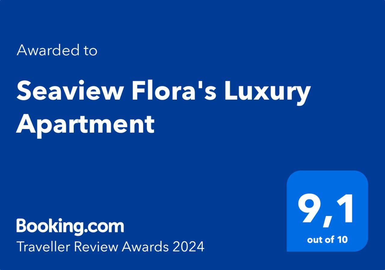 Seaview Flora'S Luxury Apartment-300Meters From The Beach Réthymnon Extérieur photo